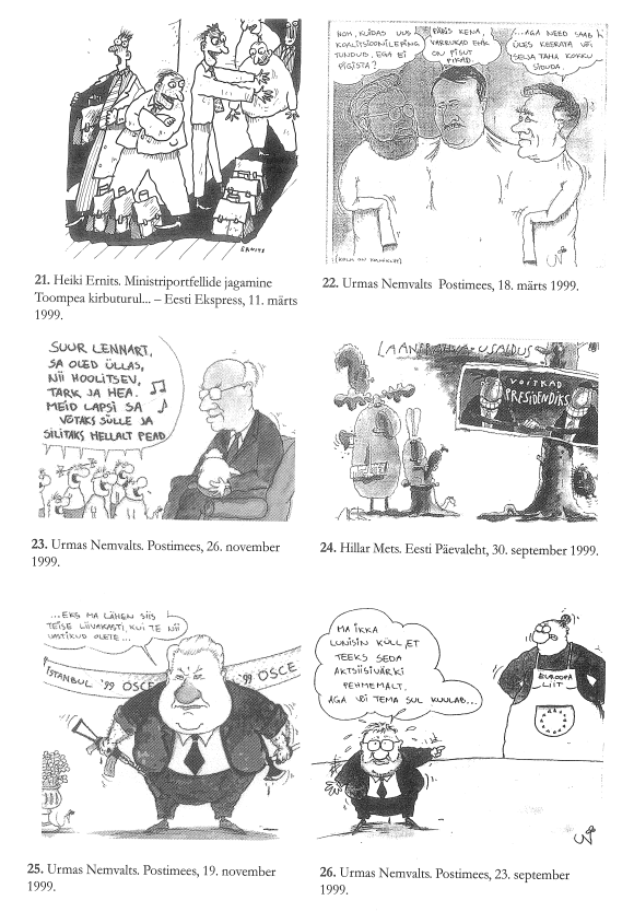 RiTo 1, Karikatuurid 21.-26., Aare Kasemets