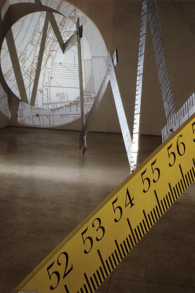 Jaak Soans – Installation “Projections” (1999, Tallinn Art Building gallery)