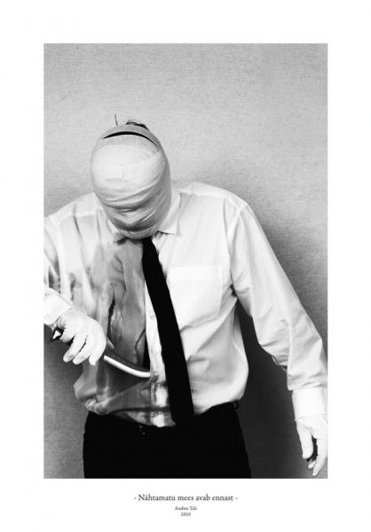 Andres Tali. Nähtamatu mees avab ennast (2010, digitaaltrükk, 125 x 165 mm)