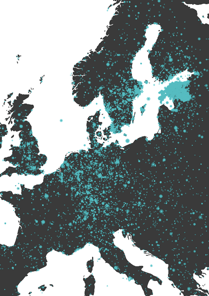 Rootsis ilmunud väliseesti ajalehtedes mainitud kohanimed 1944–1991
